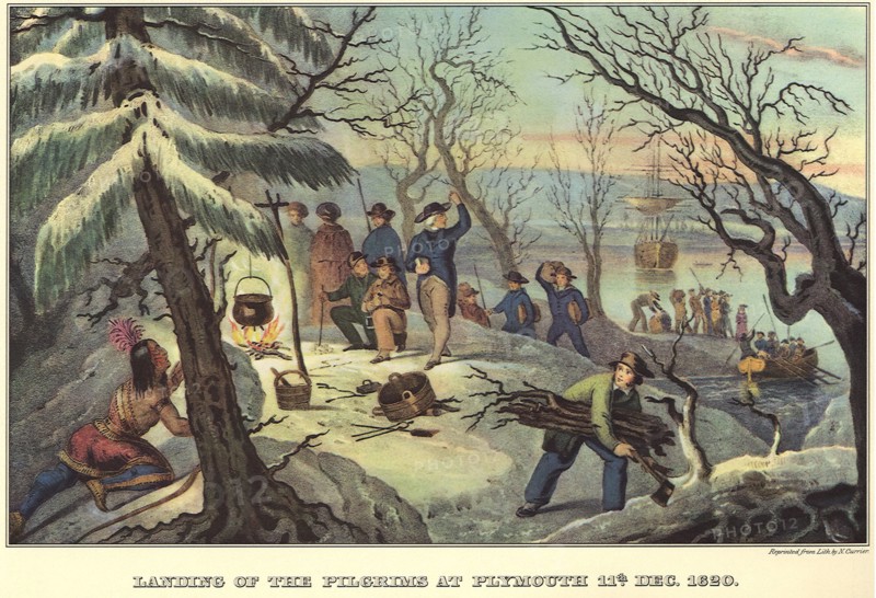 Pilgrims at Plymouth