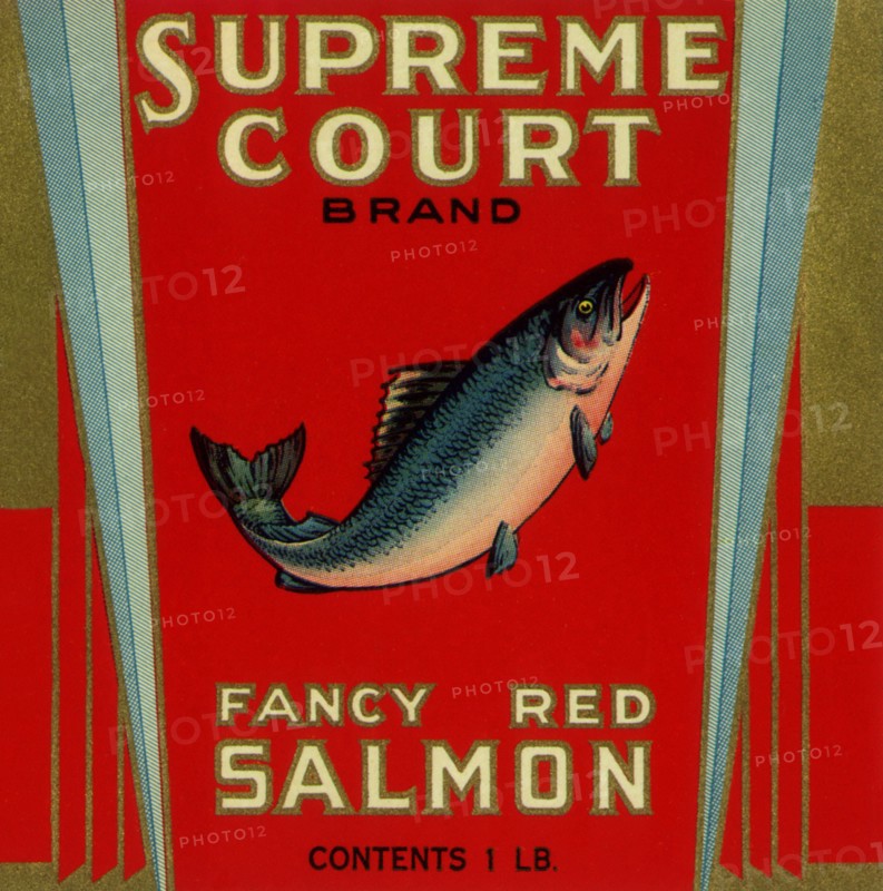Red Salmon Label