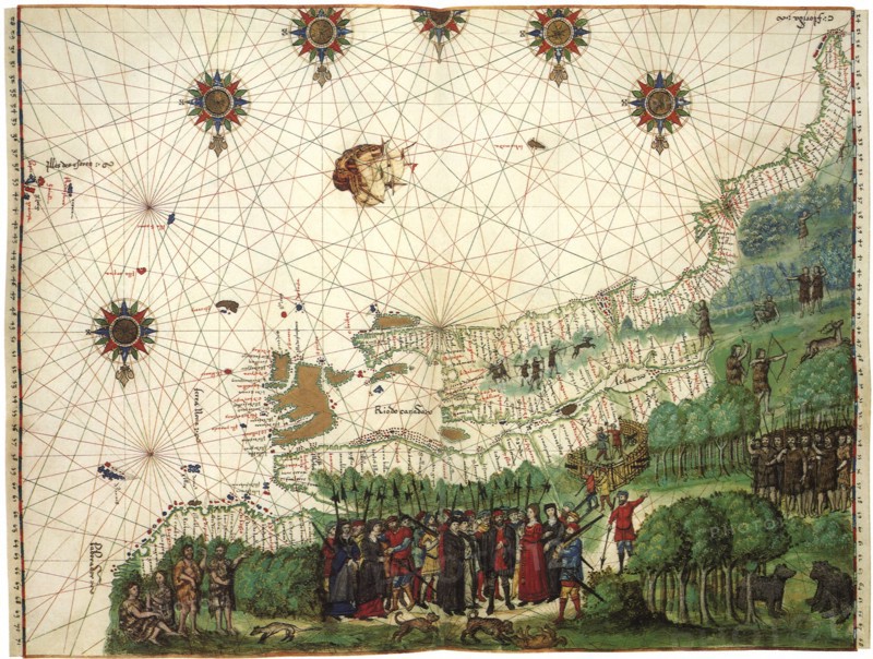 Map of North America 1547