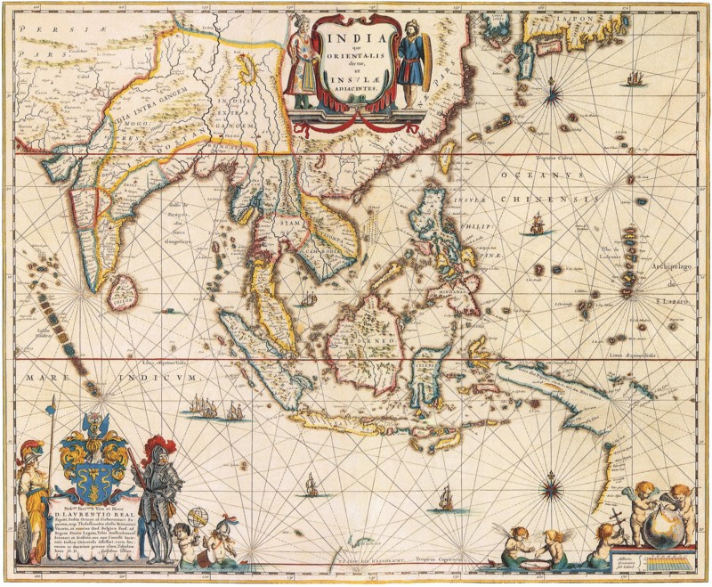 Map of East Indies 1635