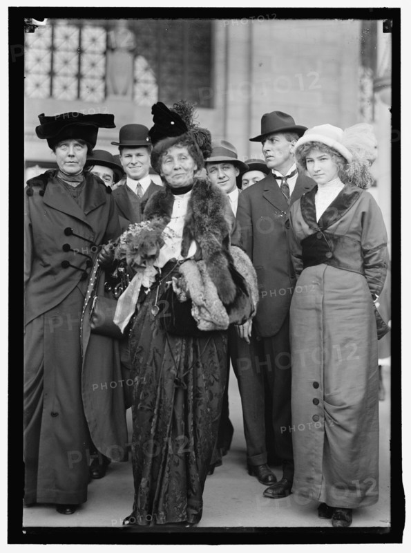 Lucy Burns and Mrs. Pankhurst