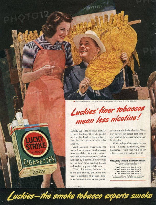 Lucky Strike Cigarette Ad