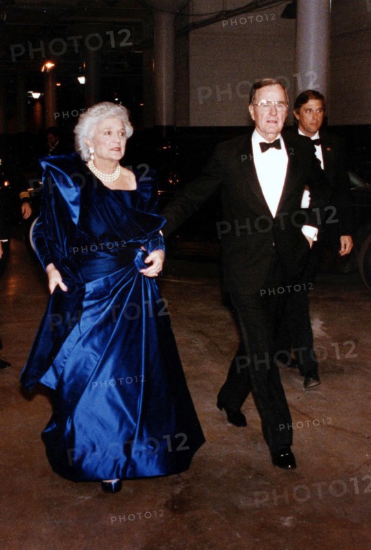President and Mrs. Bush Attend the Inaugural Ball at the DC Armory 1 20 1989.