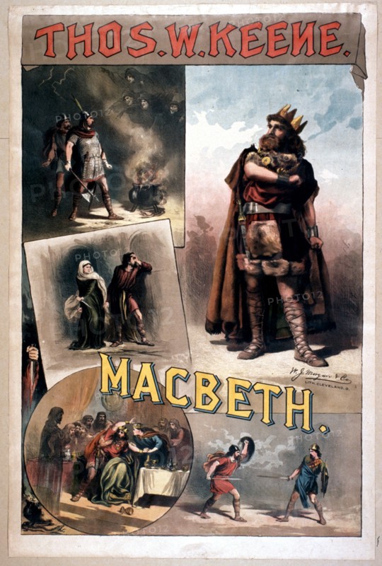 Thomas W. Keene. Macbeth circa 1884.