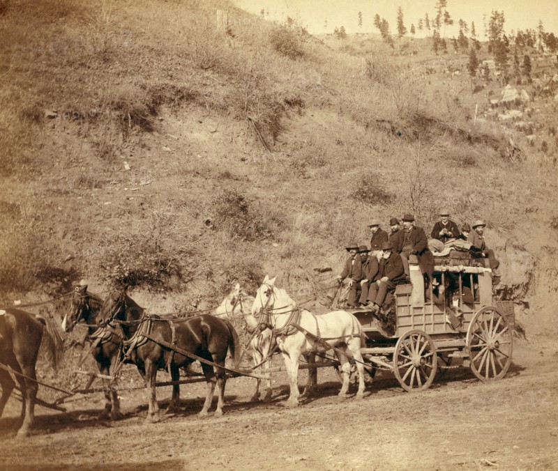The Last Deadwood Coach. Last trip of the famous Deadwood Coach 1890.