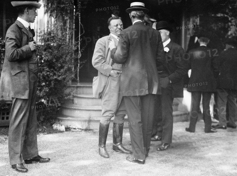 Theodore Roosevelt at home.