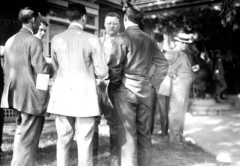 Teddy Roosevelt at Oyster Bay.
