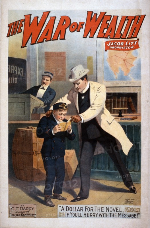 The War of Wealth Poster  circa 1895.