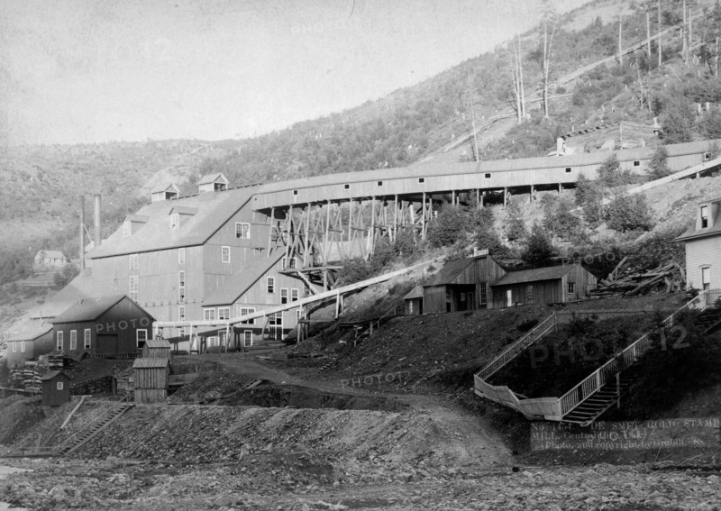 De Smet Gold Stamp Mill, Central City, Dakota Territory 1888.