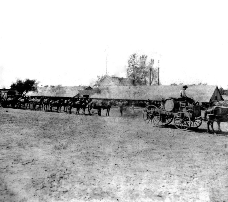 California History - Union Copper Mine, Copperopolis, Calaveras County circa 1866 .