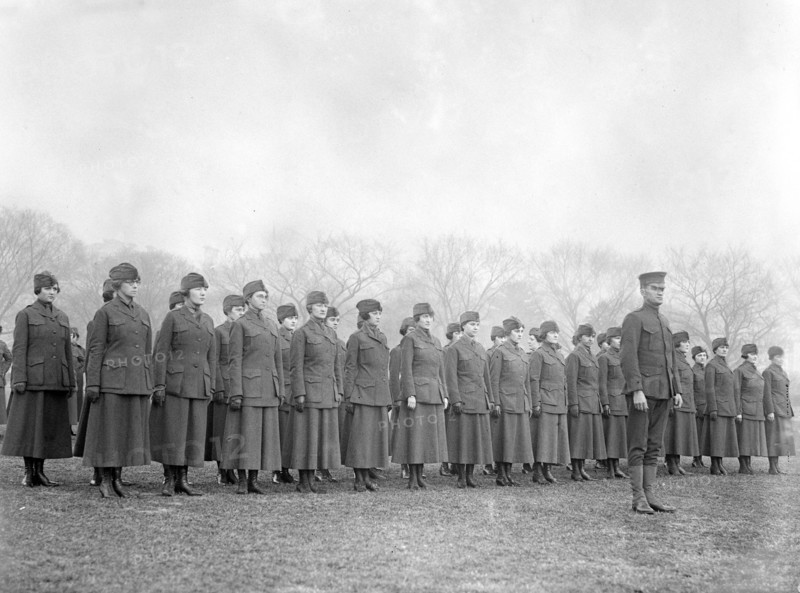 Marinettes of the United States Marines Corps circa 1918 (female Marines) .