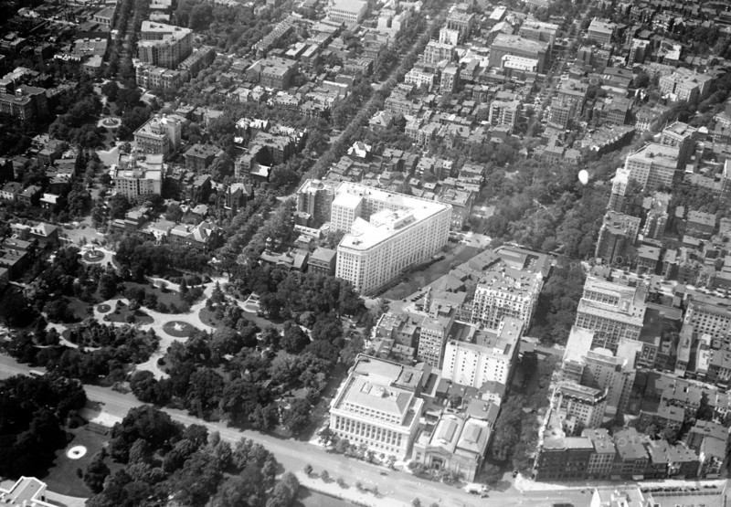 Washington D.C. History - Aerial view of downtown Washington D.C. circa 1919.