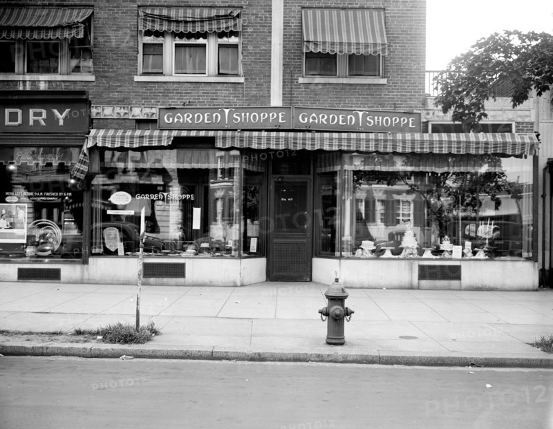 Garden Tea Shop in Washington D.C. on 18th Street circa 1937.