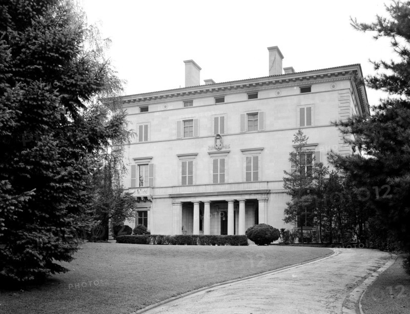 Brazillian Embassy in Washington D.C. on Massachussetts Avenue circa 1937.