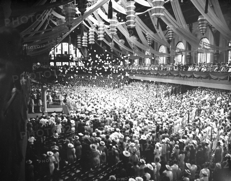 Annapolis graduation exercises circa 1936.