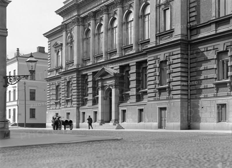 Finnish Literature Society's Building on Hallituskatu helsinki 1908.