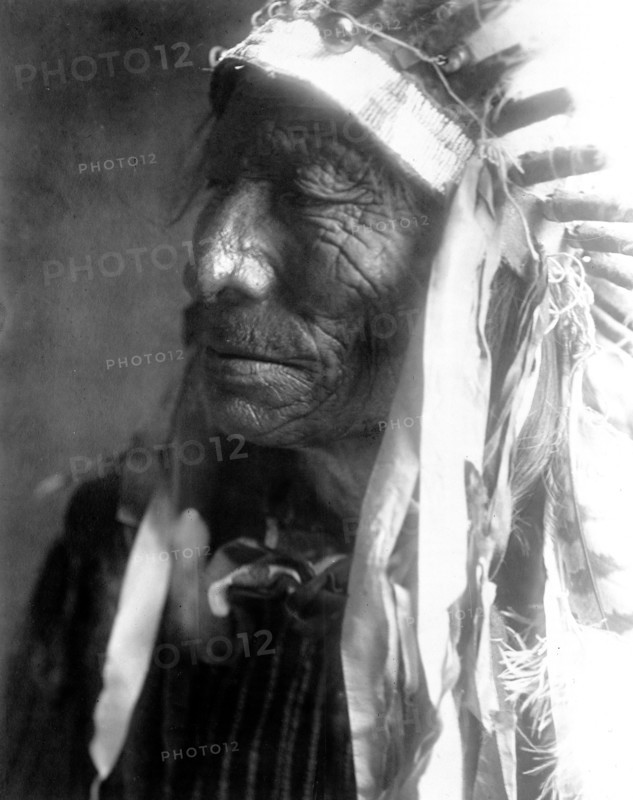 Edward S. Curits Native American Indians - Fast Elk (Hexaka Luzahan) circa 1907.