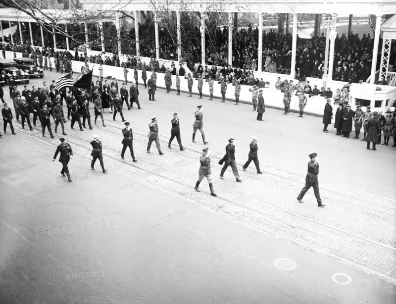 Franklin D. Roosevelt - Franklin D. Roosevelt inauguration. Parade. Washington, D.C. March 4, 1933.