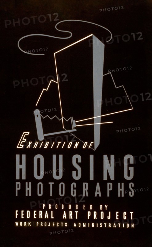 Exhibition of housing photographs Produced by Federal Art Project, Work Projects Administration circa 1939.
