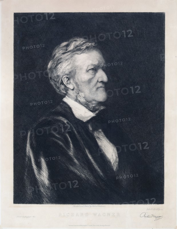 Richard Wagner portrait .