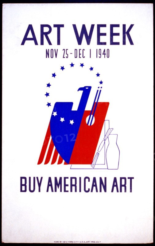 Art week, Nov. 25 - Dec. 1, 1940 Buy American art circa 1940.