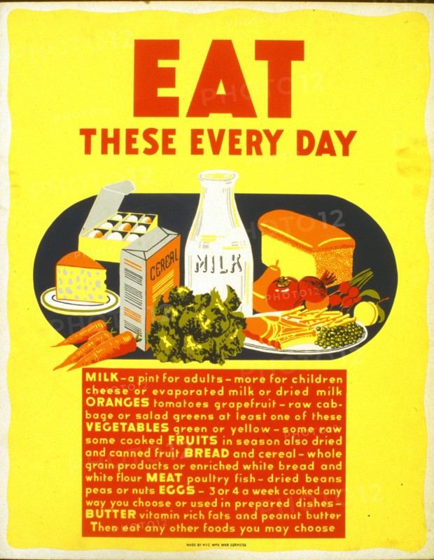 Eat these every day circa 1941-1943.