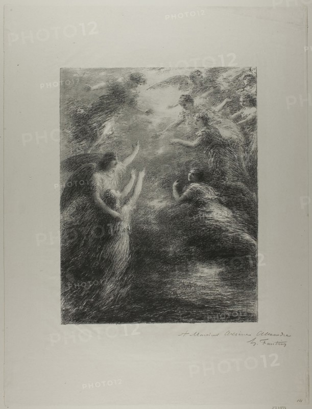 1893 Art Work -  Paradise and the Peri: Finale - Henri Fantin-Latour.