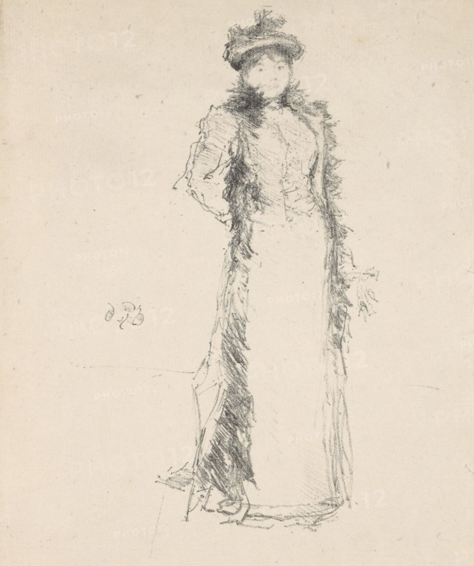 1893 Art Work -  Beatrix Whistler - James McNeill Whistler.