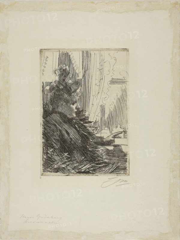 1892 Art Work -  Gerda Granberg III - Anders Zorn.