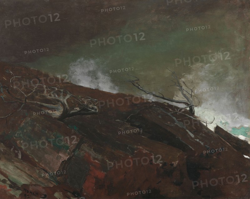 1893 Art Work -  Coast of Maine - Winslow Homer.