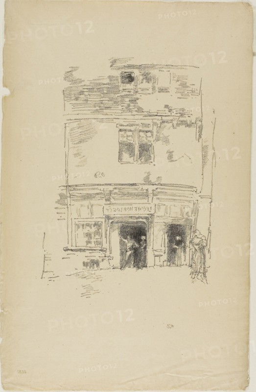 1893 Art Work -  The Clock-Makers; Paimpol - James McNeill Whistler.