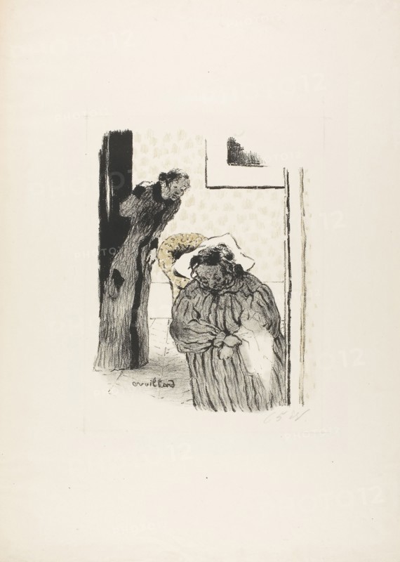 1893 Art Work -  Siesta; from the first album of L'Estampe originale Edouard Jean Vuillard.