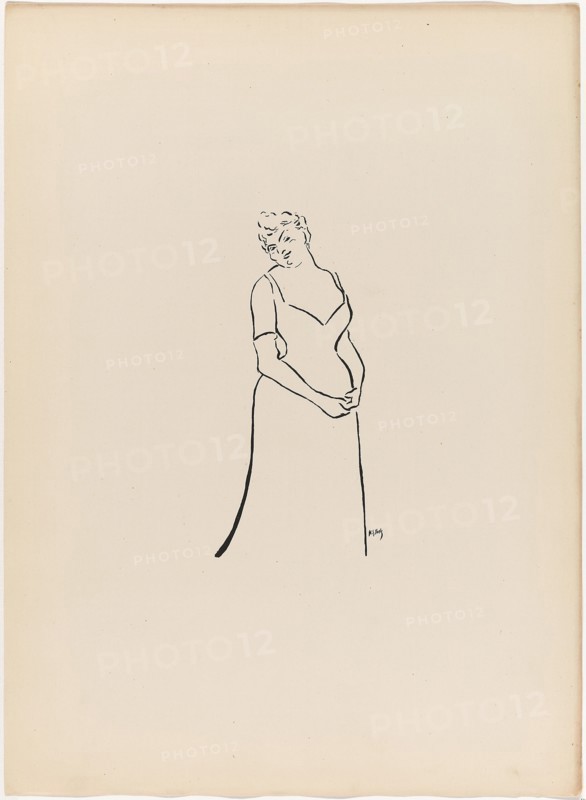 1893 Art Work -  Anna Thibaud; from Le Cafe-Concert - Henri-Gabriel Ibels.