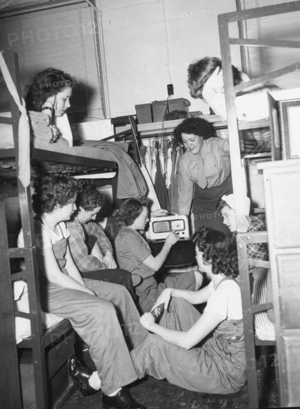 Female Marines in their Barracks