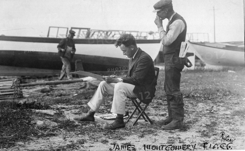 James Montgomery Flagg at Work