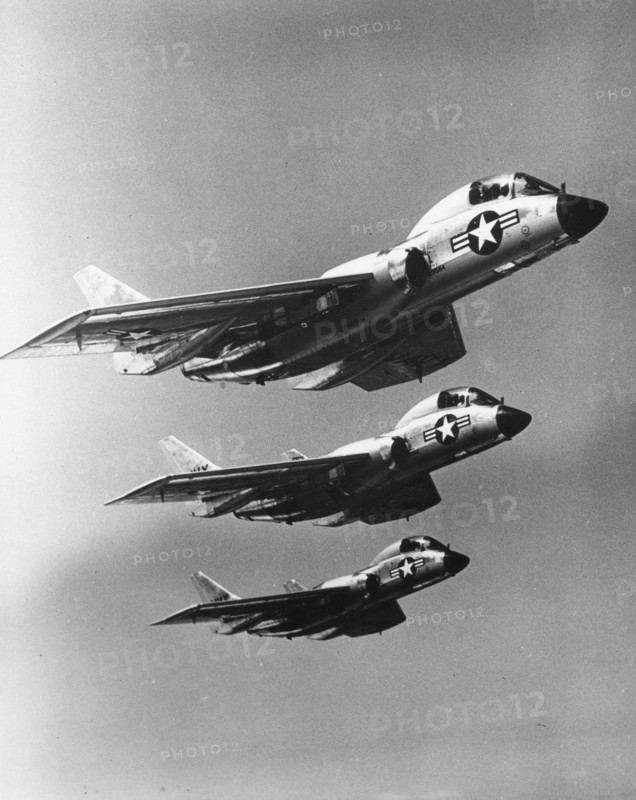 Navy F7U-3 Cutlass Jet Fighters