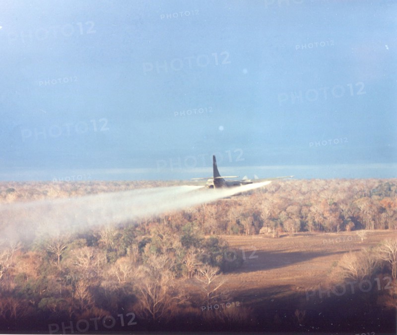 Spraying Defoliation Agents