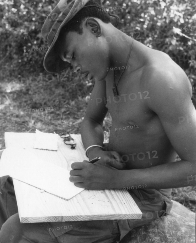 Vietnam Soldier writing home