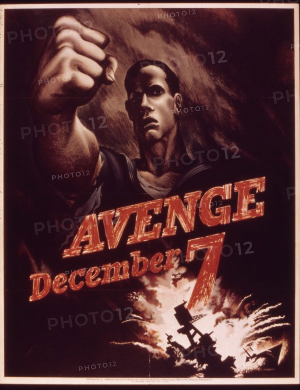 Avenge December 7' Pearl Harbor Poster