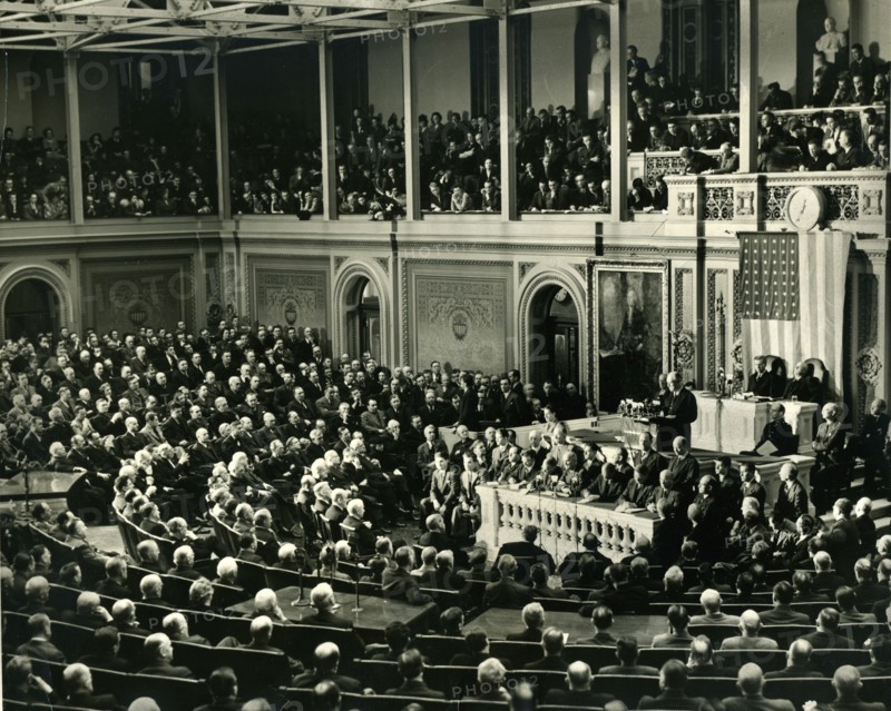 FDR Asks for War
