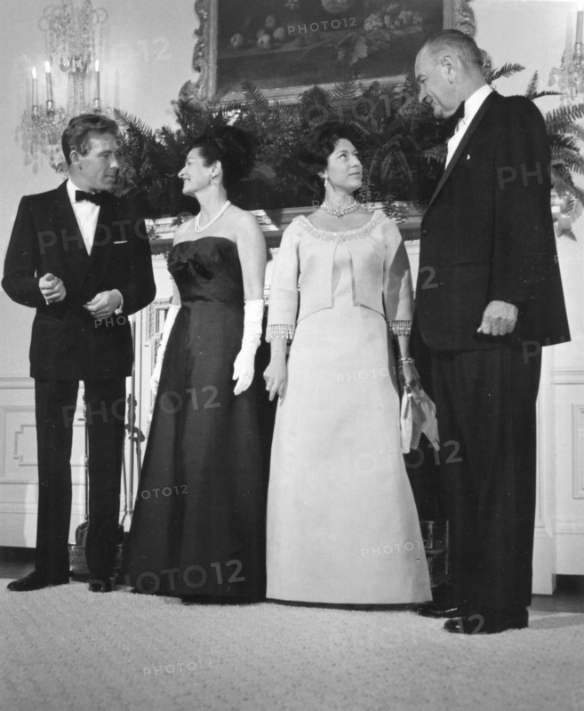 Princess Margaret and Lord Snowdon Entertained at