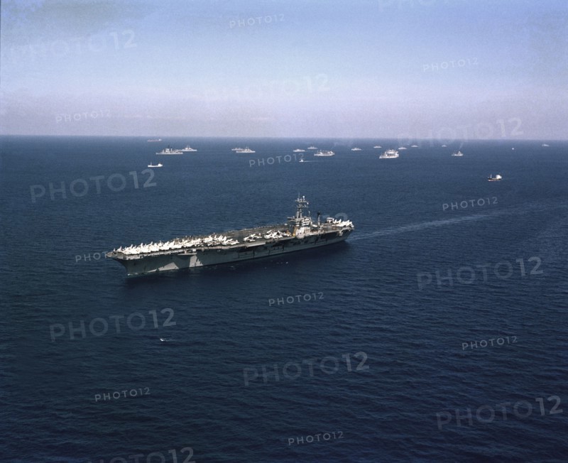 Nuclear-powered aircraft carrier USS NIMITZ