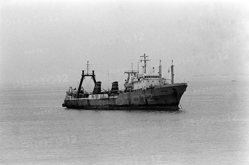 Soviet replenishment ship in port during exercise Unitas XX