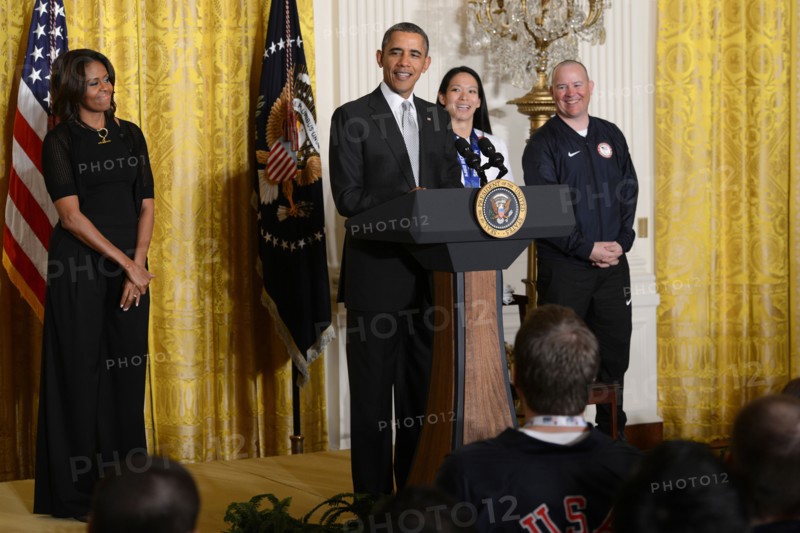 President Barack Obama speaks at a White House
