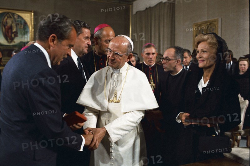 President and Mrs. Nixon have an audience with his Holiness