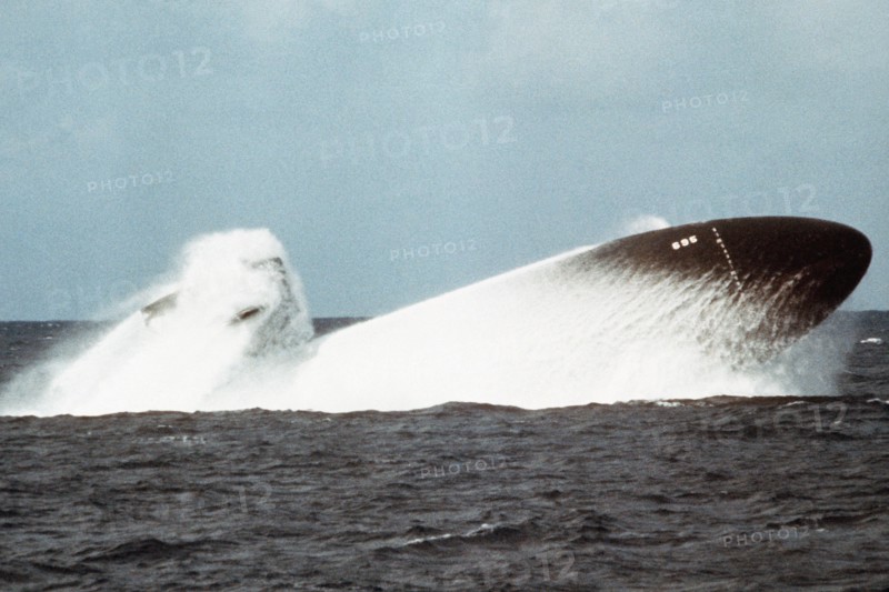 1978 - A starboard view of the nuclear-powered attack submarine BIRMINGHAM