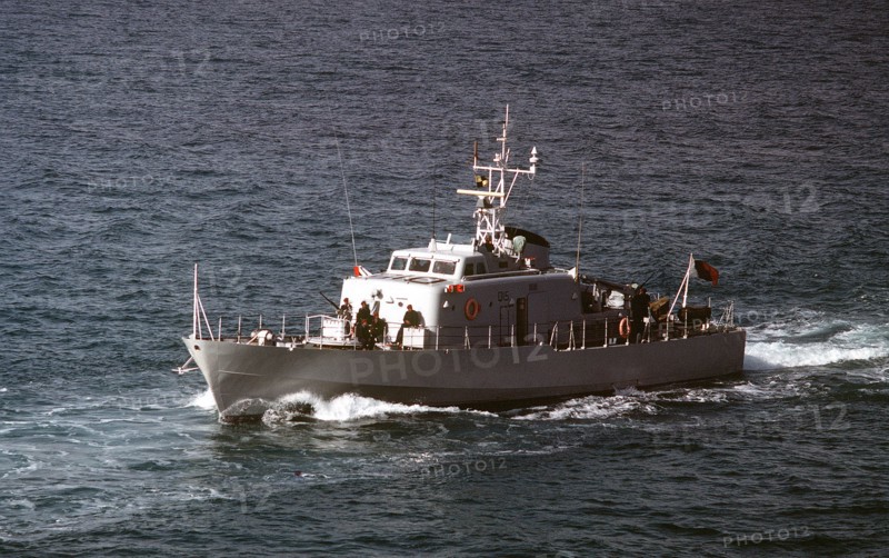 1979 - A port bow of the Qatarian large patrol craft FATEH-AL-KHAIR