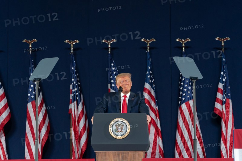 President Donald Trump visits Mount Rushmore