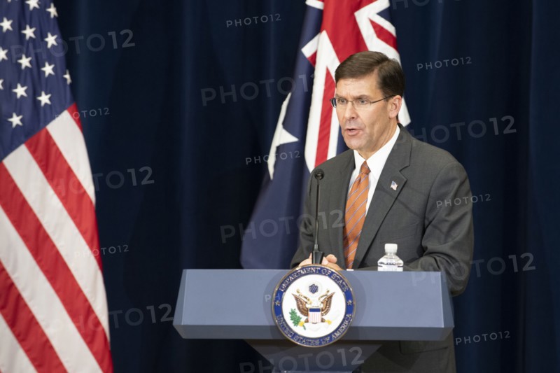 Defense Secretary answers a question