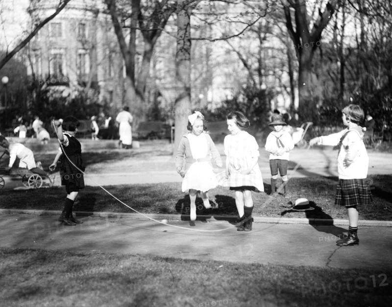 Children playing outside
